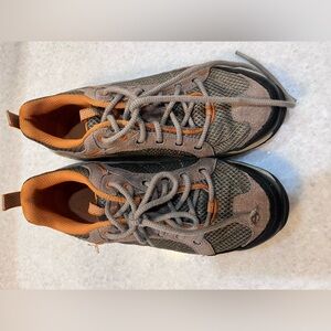 L.L. Bean Women’s Trail Hiking Shoes Size 8.5 Brown Orange VertiGrip Outdoor